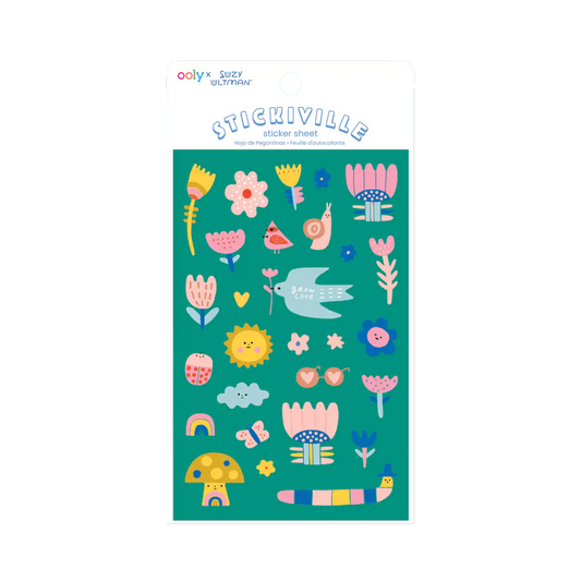 Sticker-Set, Garten der Liebe