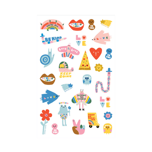 Sticker-Set, Mini Mantra