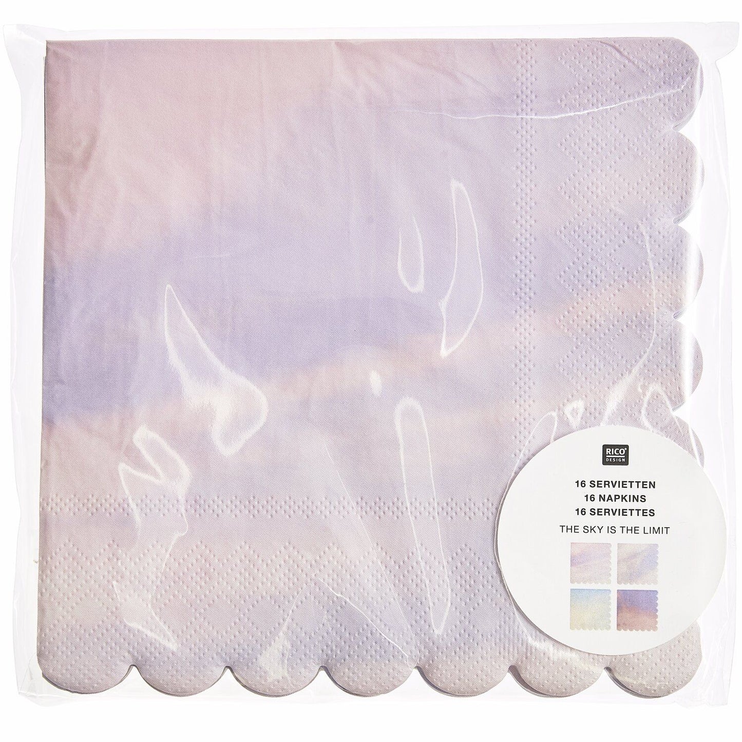 Serviettes ''The Sky is the Limit'', Set of 16