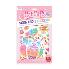 Load image into Gallery viewer, Scented Stickers &#39;&#39;Cat Café&#39;&#39;
