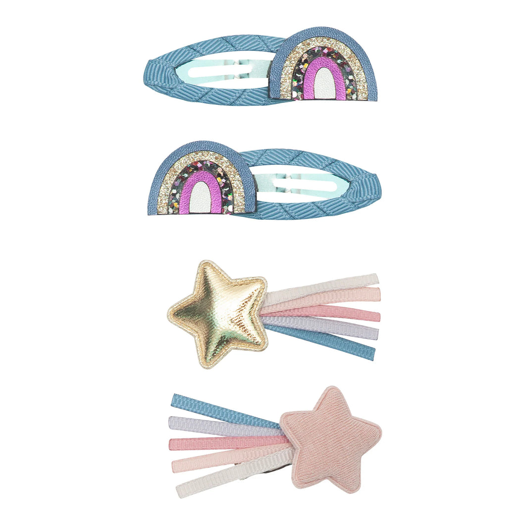 Hair Clips ''Ziggy over the Rainbow''