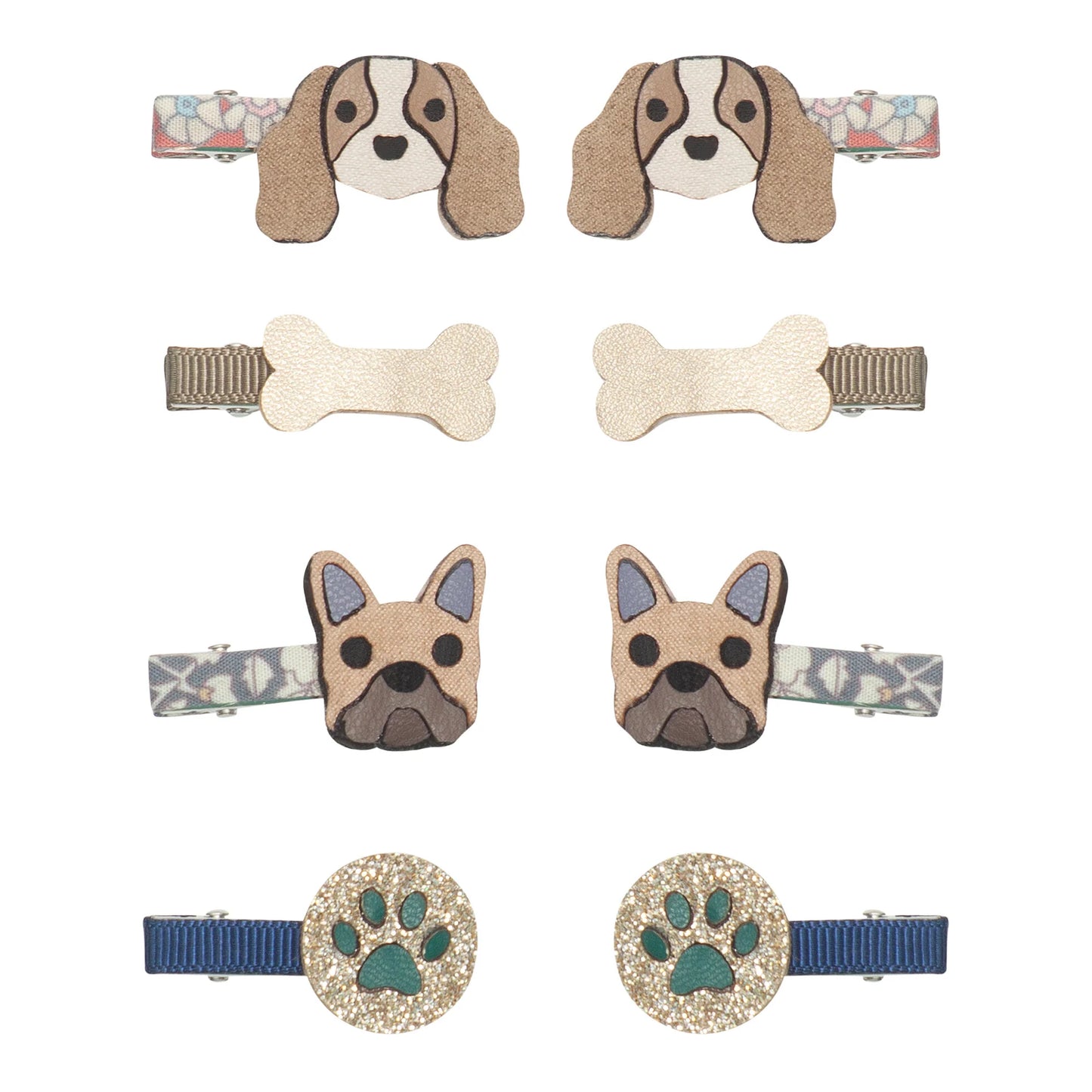 Mini-Haarspangen „Doggy“