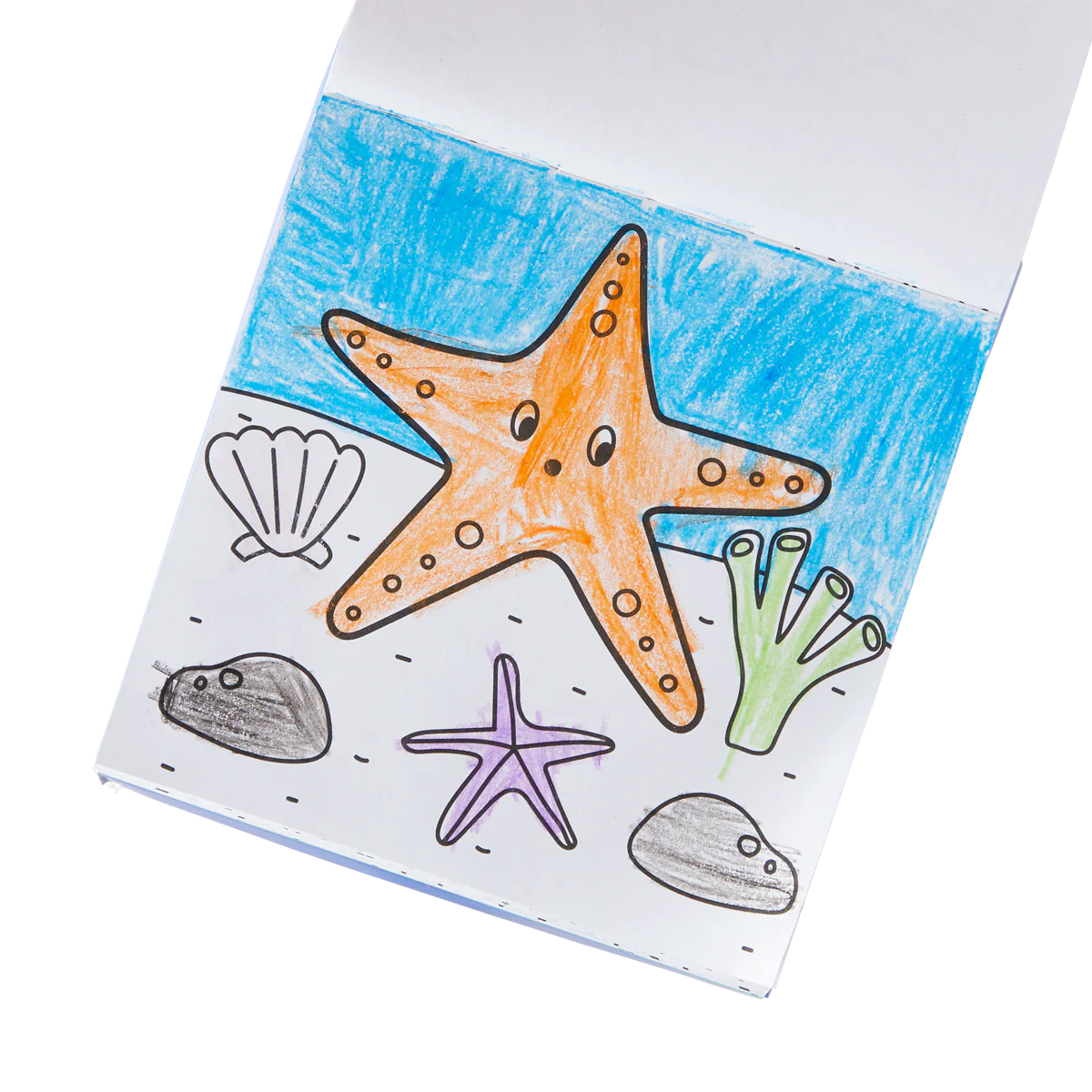 Colouring Book and Jumbo Crayons Set ''Sea Life''
