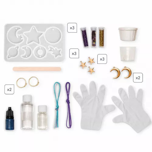 DIY Schmuckset, Galaxy Harz