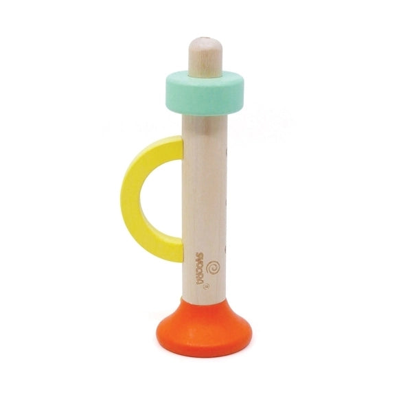 Mini Wooden Trumpet, Various Colours