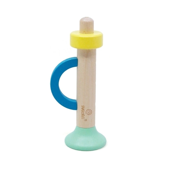 Mini Wooden Trumpet, Various Colours