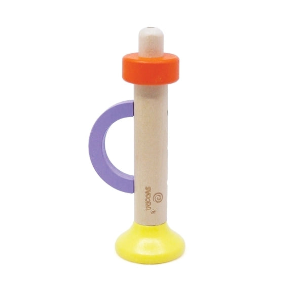 Mini Wooden Trumpet, Various Colours