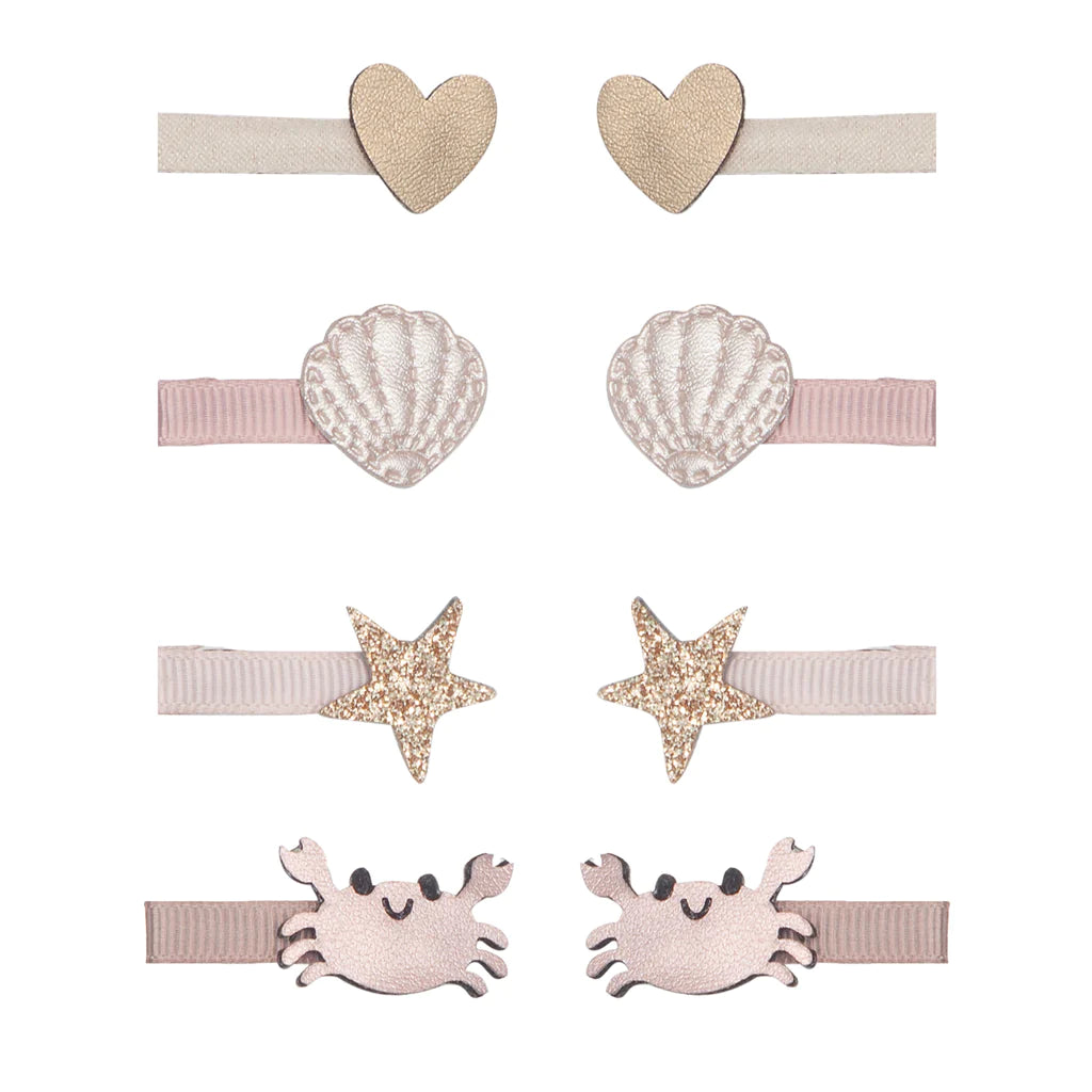 Mini Hair Clips ''Cecil Crab''