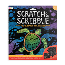 Lade das Bild in den Galerie-Viewer, Scratch &amp; Scribble „Ocean Life“
