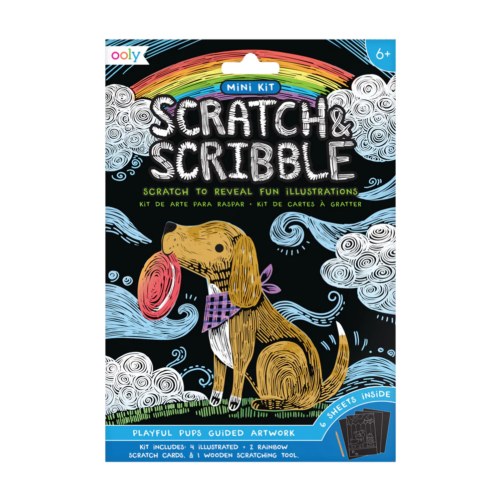Mini Scratch & Scribble ''Playful Pups''