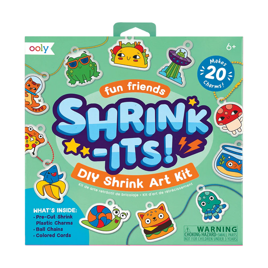 DIY Shrink Art Kit „Shrink-Its!“ Lustige Freunde