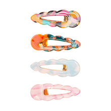 Load image into Gallery viewer, Scalloped Acetate Hair Clips
