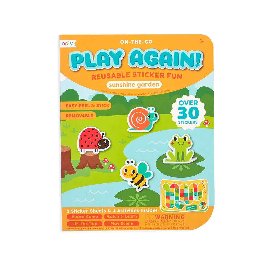 Play Again Reusable Sticker Fun ''Sunshine Garden''