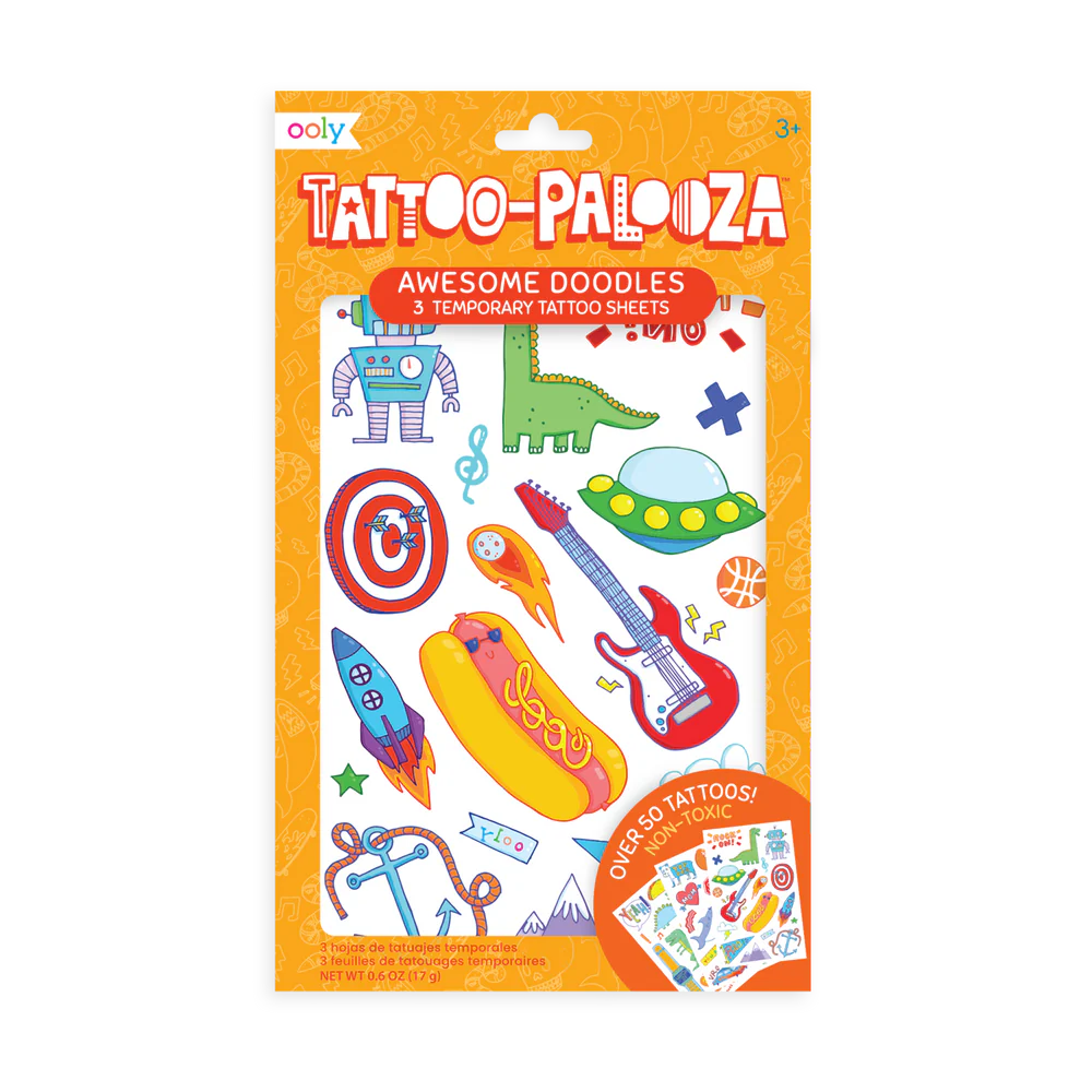 Temporäre Tattoos 'Tolle Kritzeleien'