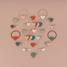 Load image into Gallery viewer, Hair Bands &#39;&#39;Retro Heart Ponies&#39;&#39;
