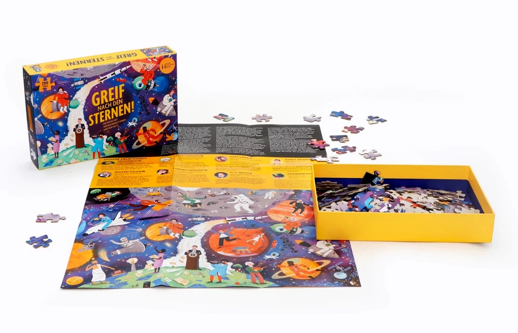 Greif nach den Sternen! Space Themed Puzzle, 200 Pieces