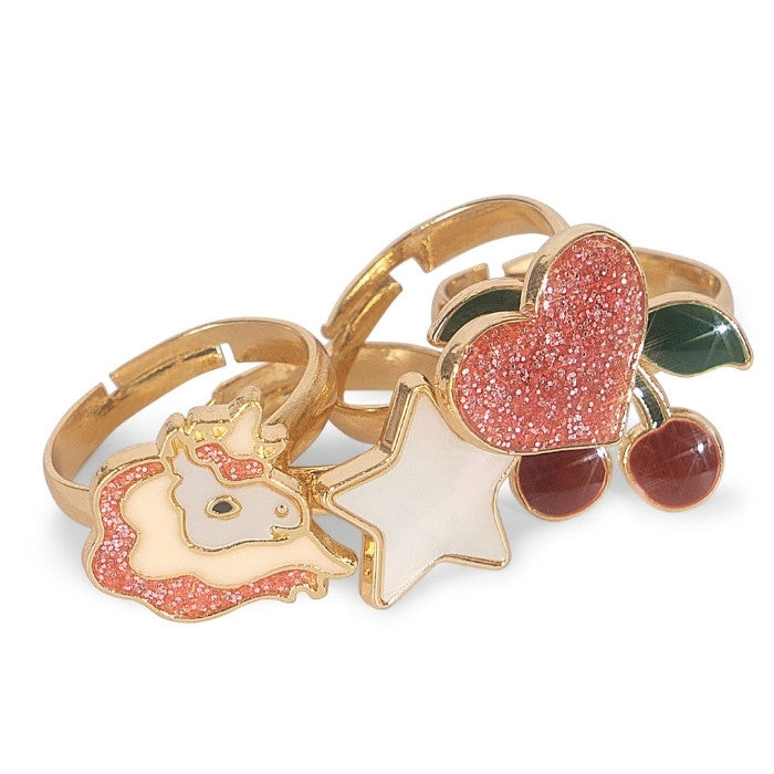 Konges Sloejd Ring Set, 12 Pieces