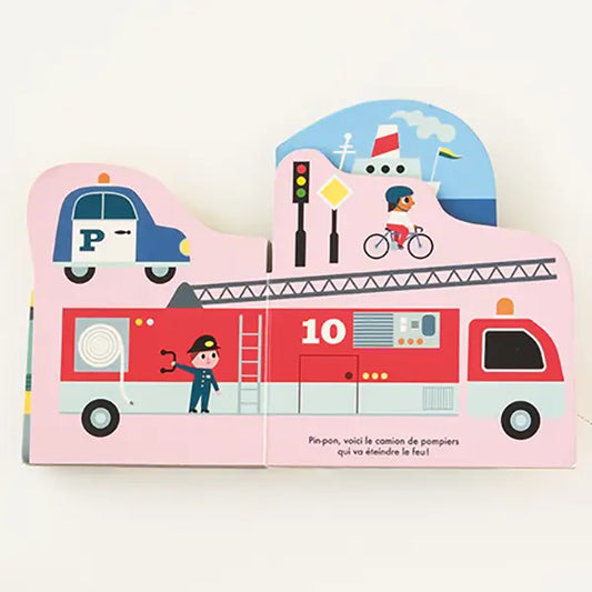 Baby Board Book: Vehicules, French