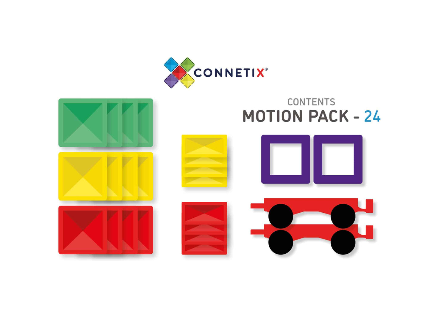 Connetix ''24 Piece Motion Pack EU''