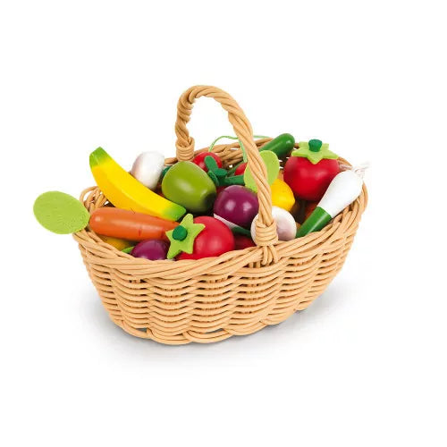Play Food, Fruit & Vegetable Basket