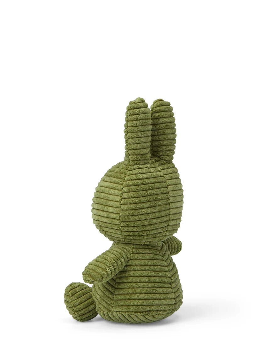 Miffy Soft Toy ''Miffy Sitting Eco Corduroy Olive Green'' 23cm