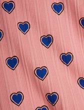 Lade das Bild in den Galerie-Viewer, Umrissene Herzen T-Shirt Pink, 100% GOTS Bio-Baumwolle
