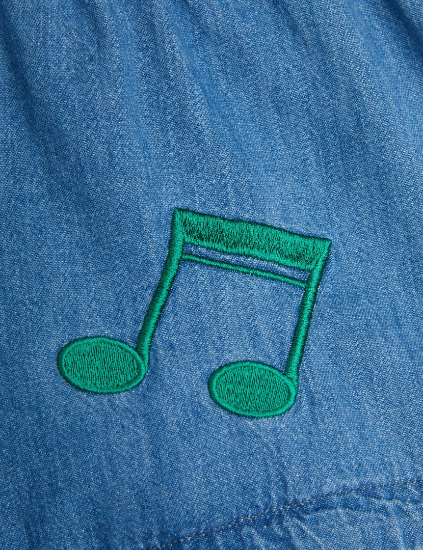 Lightweight Denim Shorts, Blue 100% GOTS Organic Cotton
