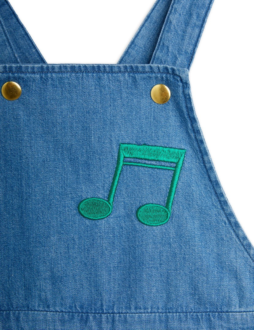 Note Denim Dungarees, 100% GOTS Organic Cotton