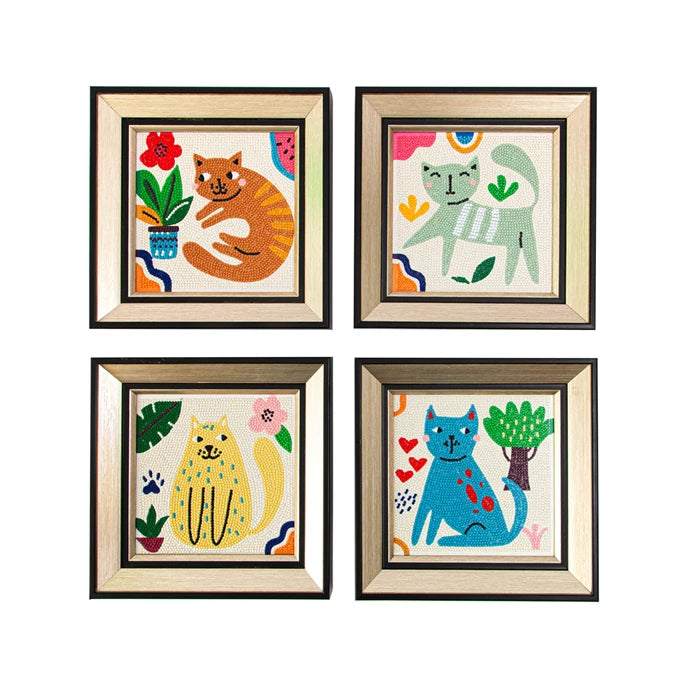 Diamantmalerei, Mini Katzen