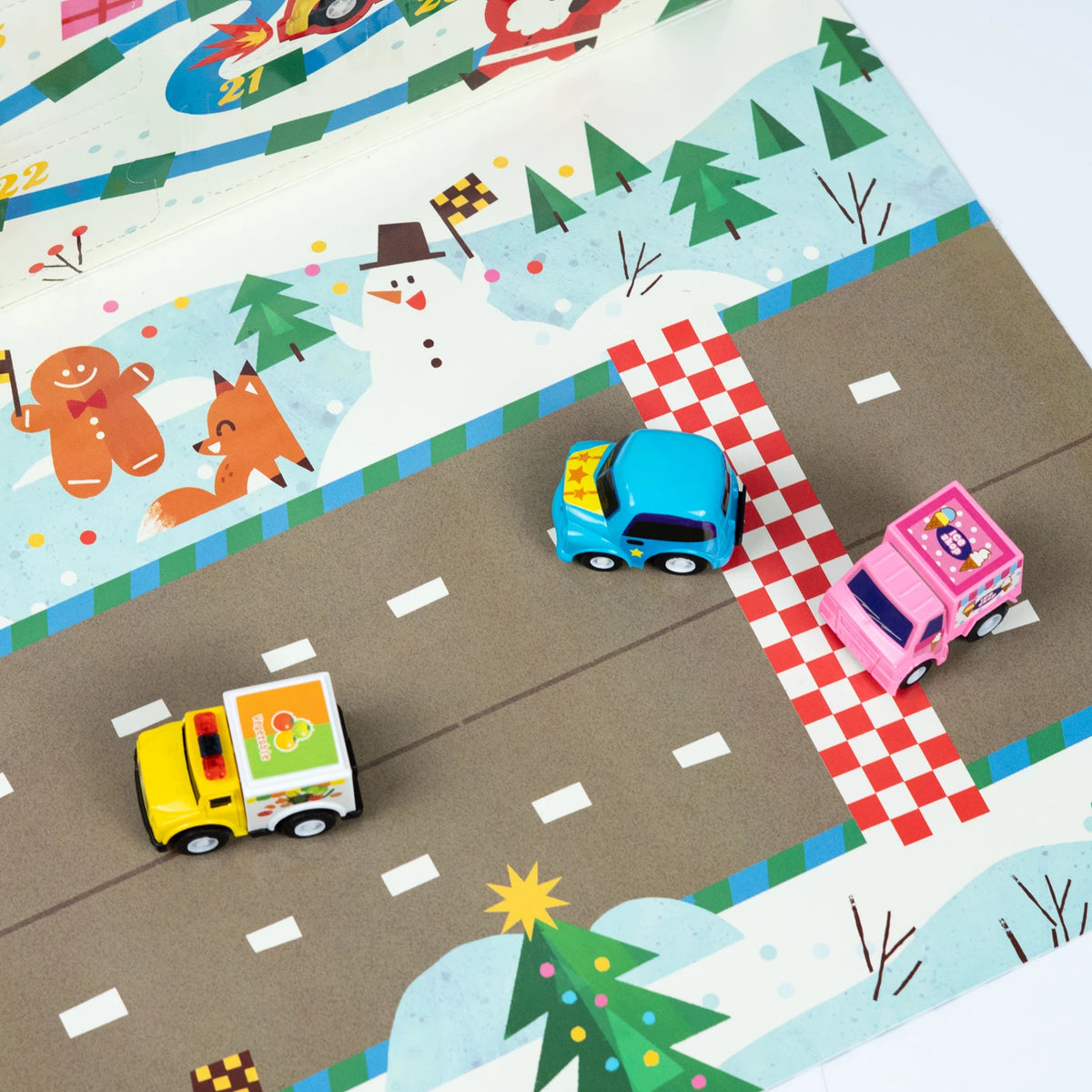 Rookies Advent Calendar, Pull Back Cars