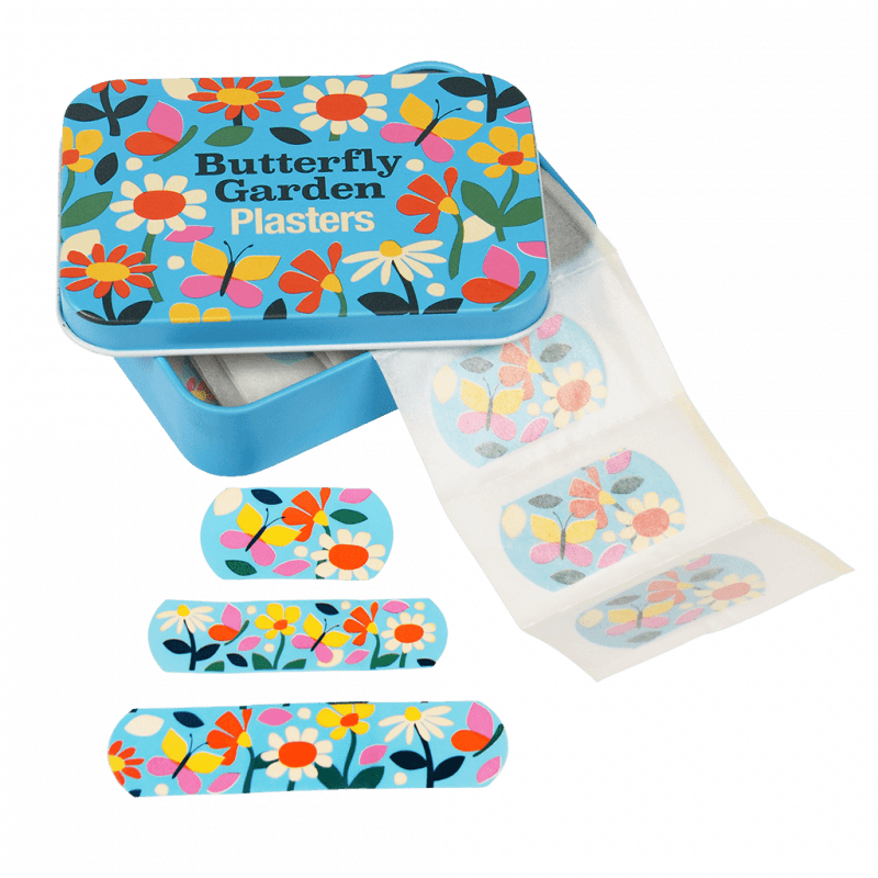 Plasters in a Tin ''Butterfly Garden''