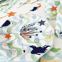 Load image into Gallery viewer, Mini Paper Plates &#39;&#39;Merry Mermaid&#39;&#39;
