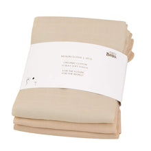 Load image into Gallery viewer, Muslin Cloth, Set of 3 &#39;&#39;Apricot Illusion&#39;&#39;
