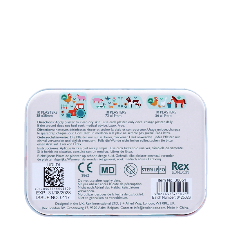 Plasters in a Tin, Farmyard