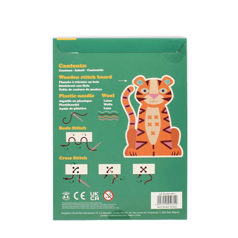 Nähen lernen, Tiger