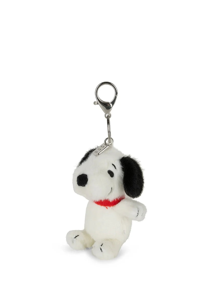 Keychain, Lucky Snoopy Fuzzy Cream