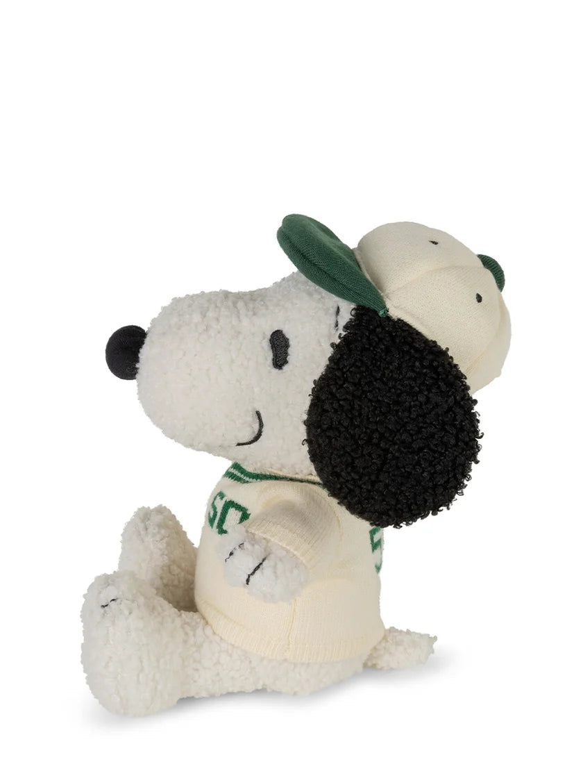 Snoopy Eco Cream with Varsity Sweater, Soft Toy 20cm