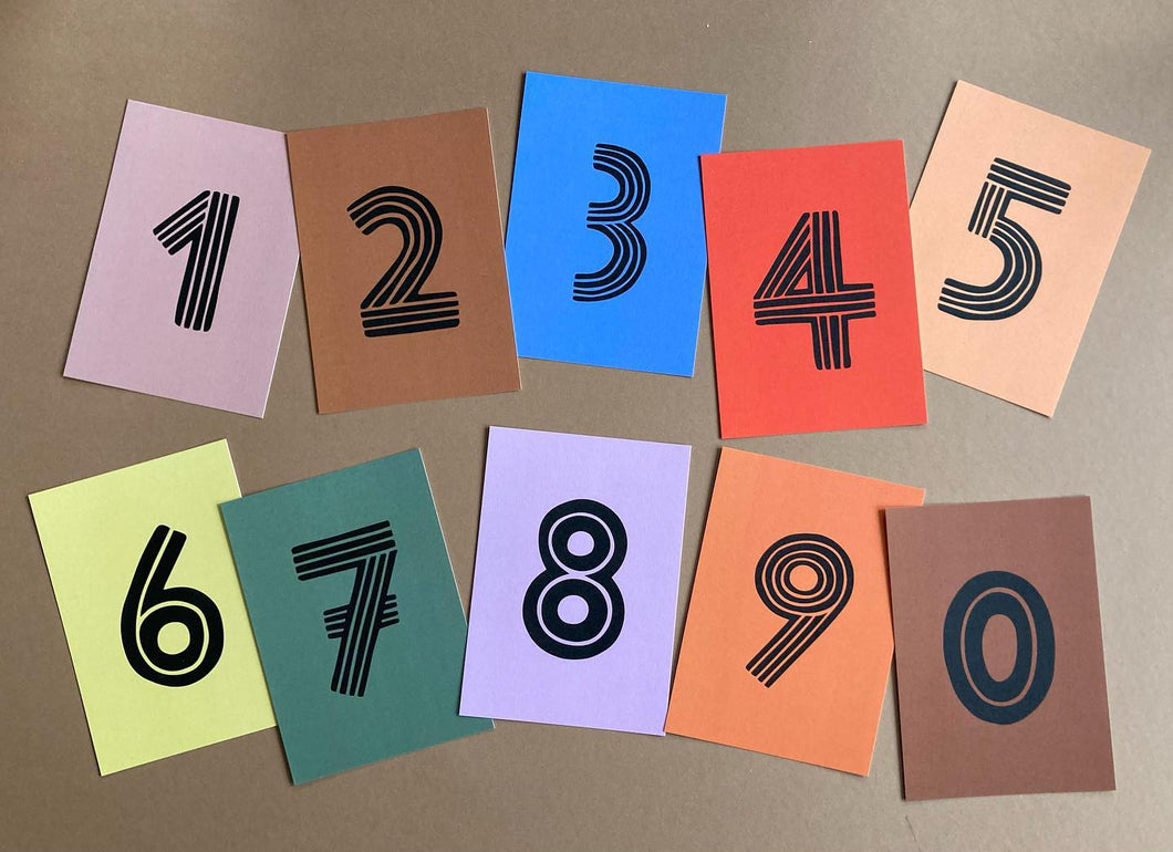 ''Number'' Postcard