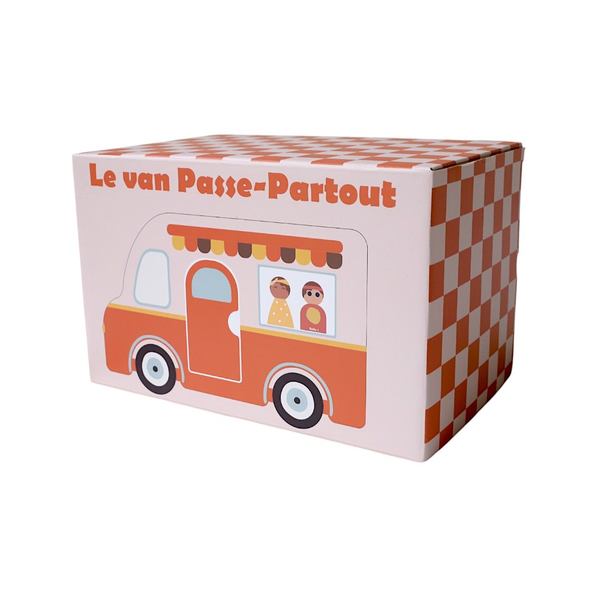 Retro Holz Camping Van Spielzeug