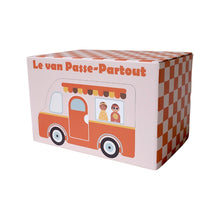 Lade das Bild in den Galerie-Viewer, Retro Holz Camping Van Spielzeug
