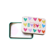Load image into Gallery viewer, Bandages in Cute Tin, Multicoloured Hearts
