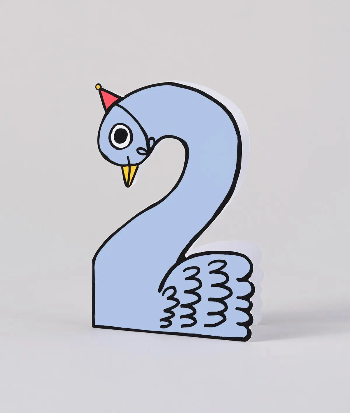 Swan ''2nd Birthday'' Kids' Birthday Card
