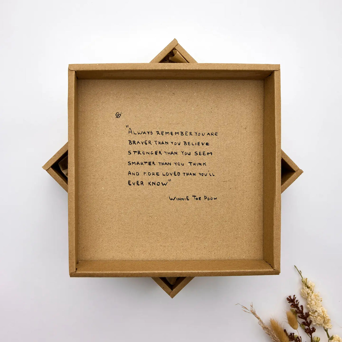 Geschenkbox für Babys, Blau-/Brauntöne