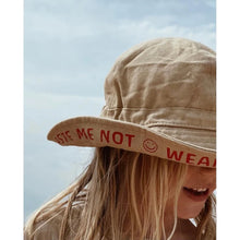 Load image into Gallery viewer, Leoleo Canvas Bucket Hat &#39;&#39;Waste Me Not&#39;&#39;
