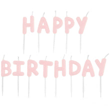 Load image into Gallery viewer, Happy Birthday Candles &#39;&#39;Pink&#39;&#39;
