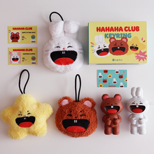 Lade das Bild in den Galerie-Viewer, &#39;&#39;Hahaha Club&#39;&#39; Flauschiger Schlüsselanhänger Blindbox
