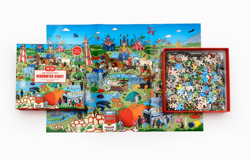Die Geschichte berühmter Kunst Puzzle, 500 Pieces