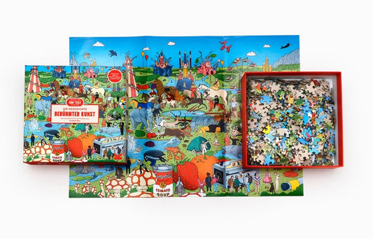 Die Geschichte berühmter Kunst, Puzzle mit 500 Teilen