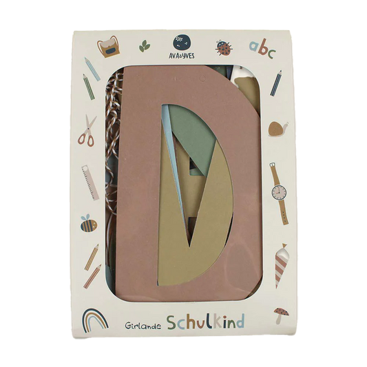 ''Schulkind'' Girlande, Nature Kids