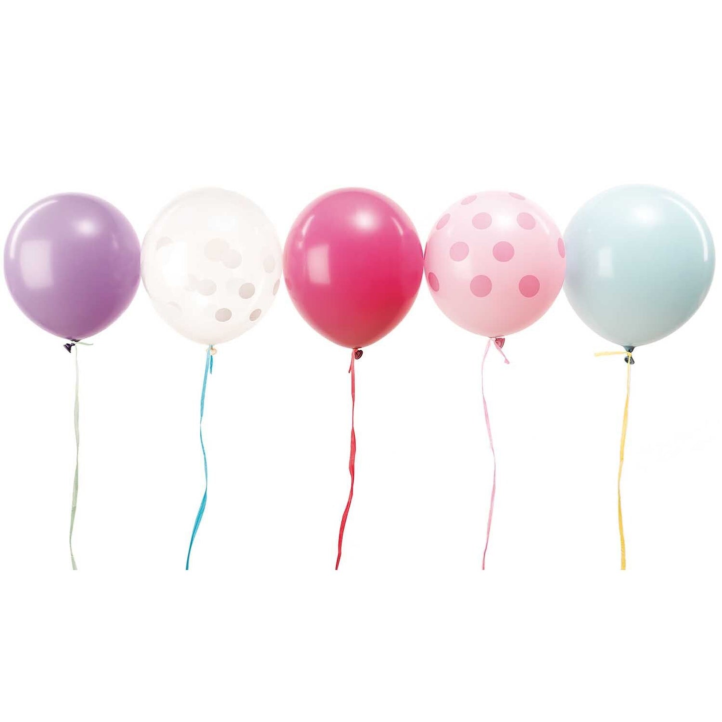 Balloons Pastel Mix, Matt 30cm, Set of 12